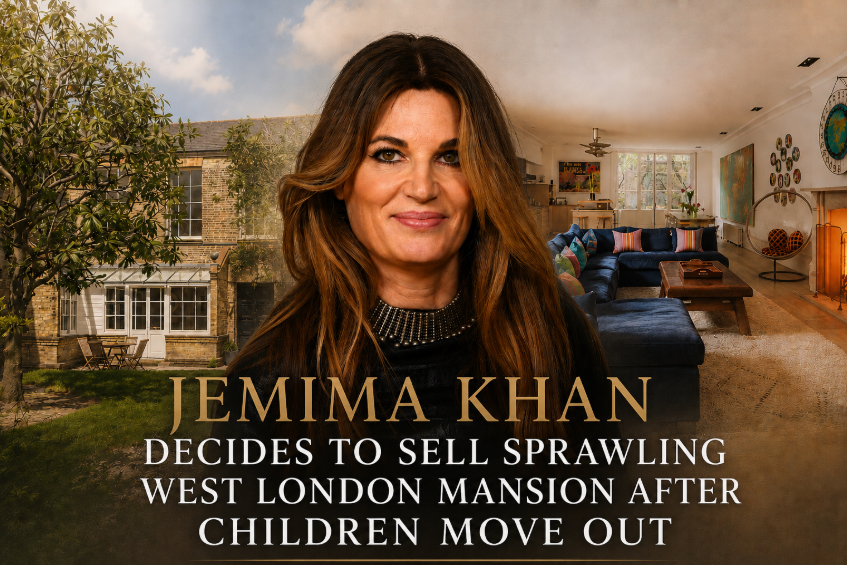 Jemima Khan Puts Her Iconic Sprawling West London Mansion Up for Sale After Children Move Out